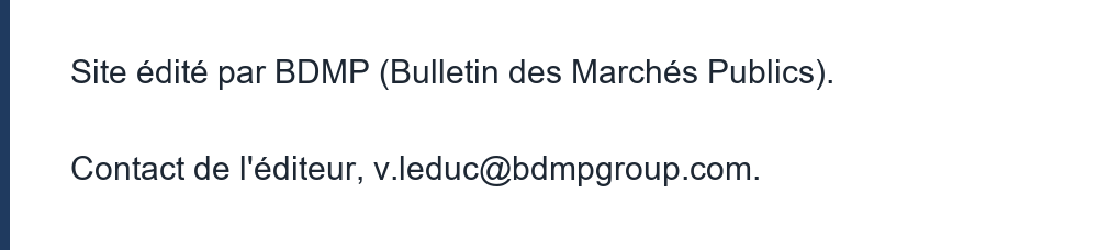 Informations sur l'éditeur
